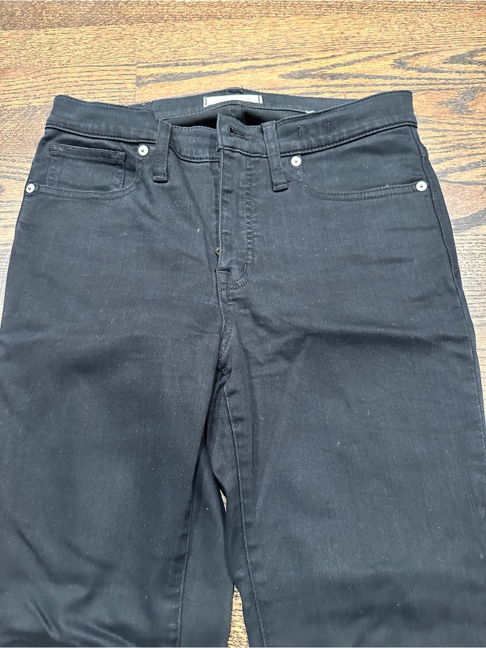 Madewell Black Slim Women's Jeans 9” high rise skinny - 28T
